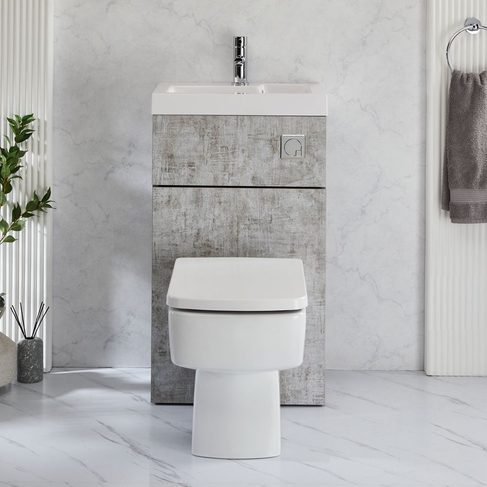2-In-1-Waschbecken- Und Wc-Element 500Mm X 890Mm Mit Exton-Wc Inkl intended for Badezimmer Toilette