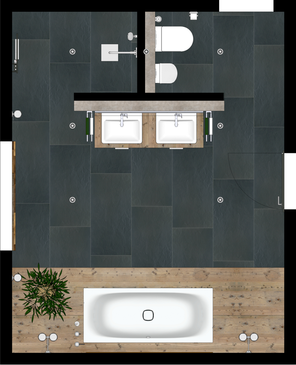 20 Quadratmeter – Home-Spa Deluxe: Großes Angebot Entdecken - Elements within Grundriss Badezimmer