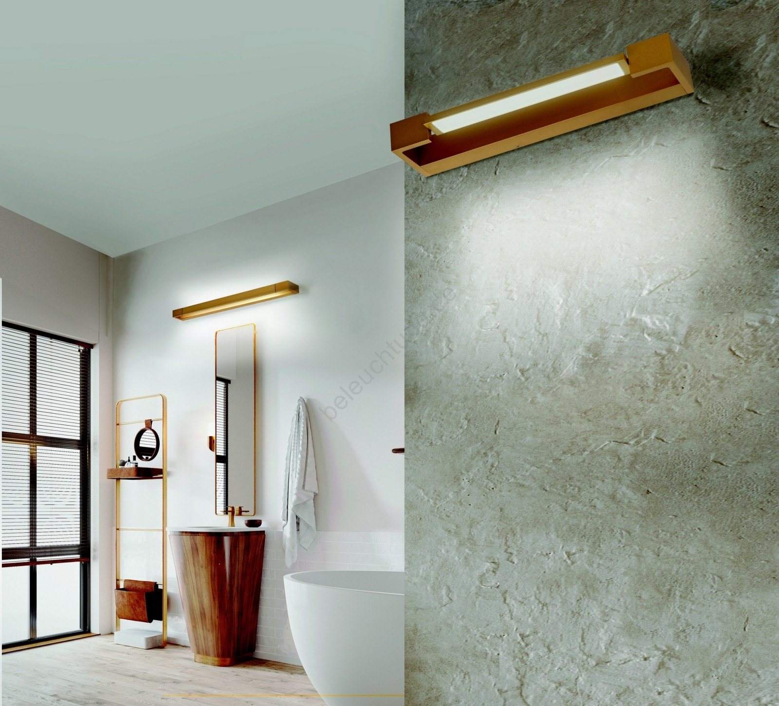 Azzardo Az5244 - Led-Badezimmer-Wandleuchte Dali 12W/230V 4000K Ip44 45 Cm pertaining to Wandleuchte Badezimmer