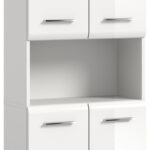 Bad Hochschrank Logan Weiß With Badezimmer Hochschrank Weiß