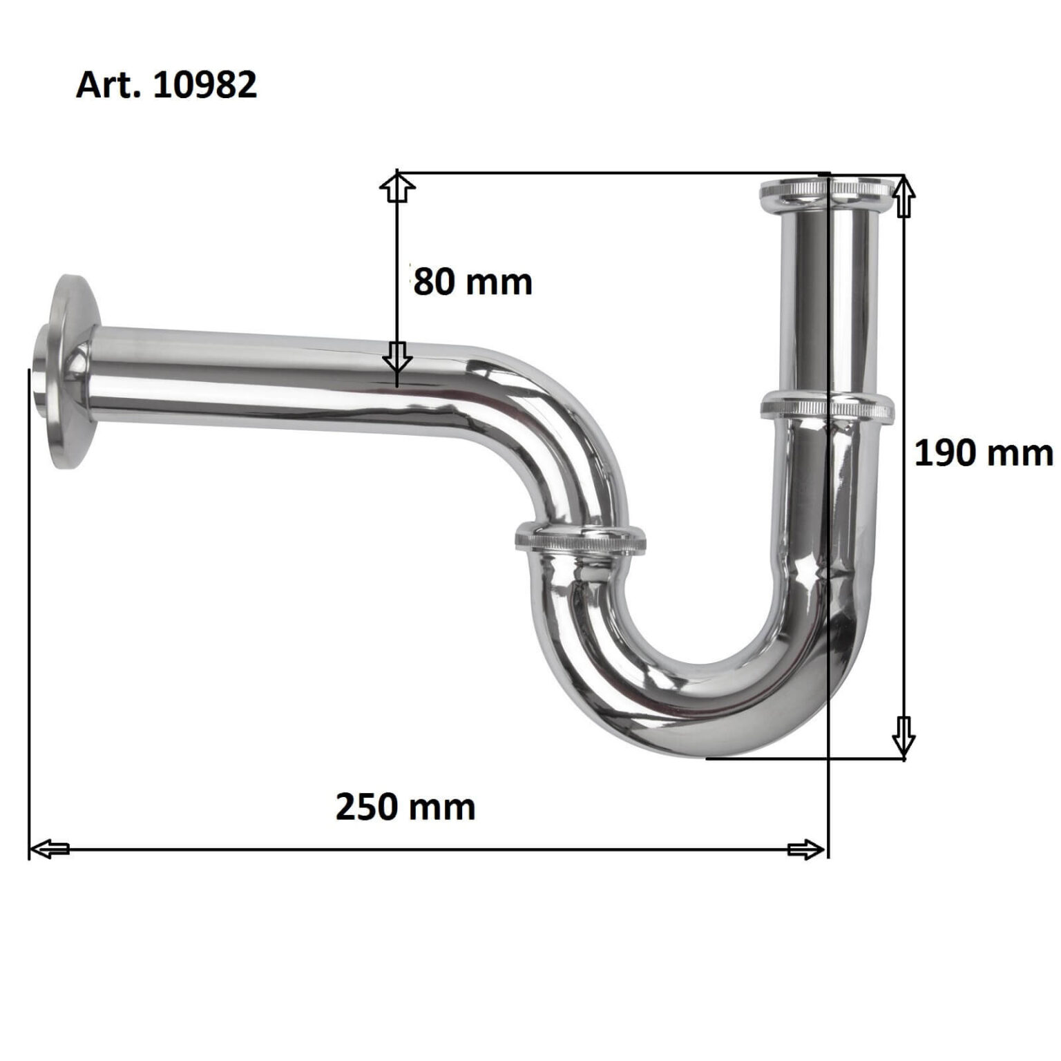 Bad Waschbecken Siphon 1 1/4 Zoll X 32 Mm Röhrensiphon Verchromt intended for Siphon Badezimmer