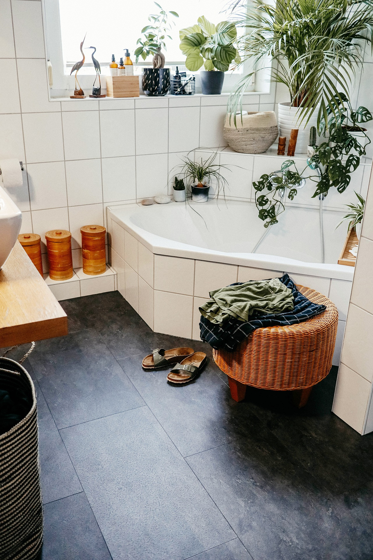 Badezimmer Fußboden Makeover – Wie Wir Klick-Vinyl Über Unsere regarding Klick Vinyl Badezimmer