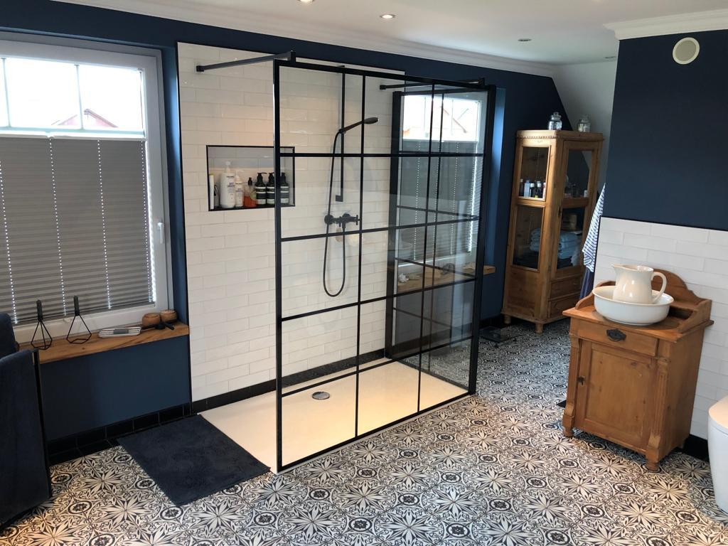 Badezimmer Im Industriedesign - Fliesenraum with Badezimmer Industriedesign