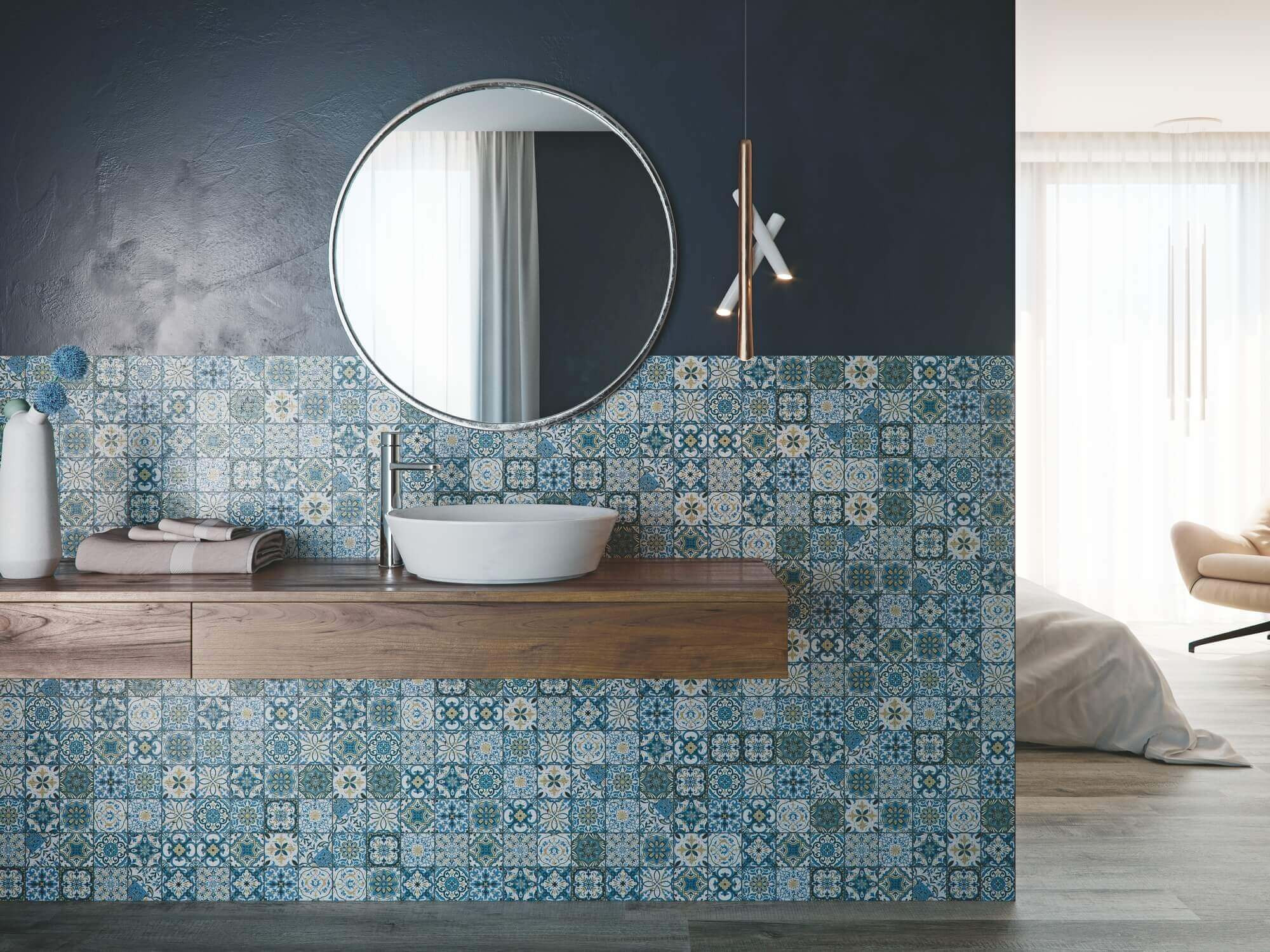 Badezimmer Mosaik - Fliesen Und Bodenbeläge - Anjasora throughout Badezimmer Fliesen Mosaik