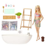 Barbie – Wellness Konfettibad – Spielset In Barbie Badezimmer