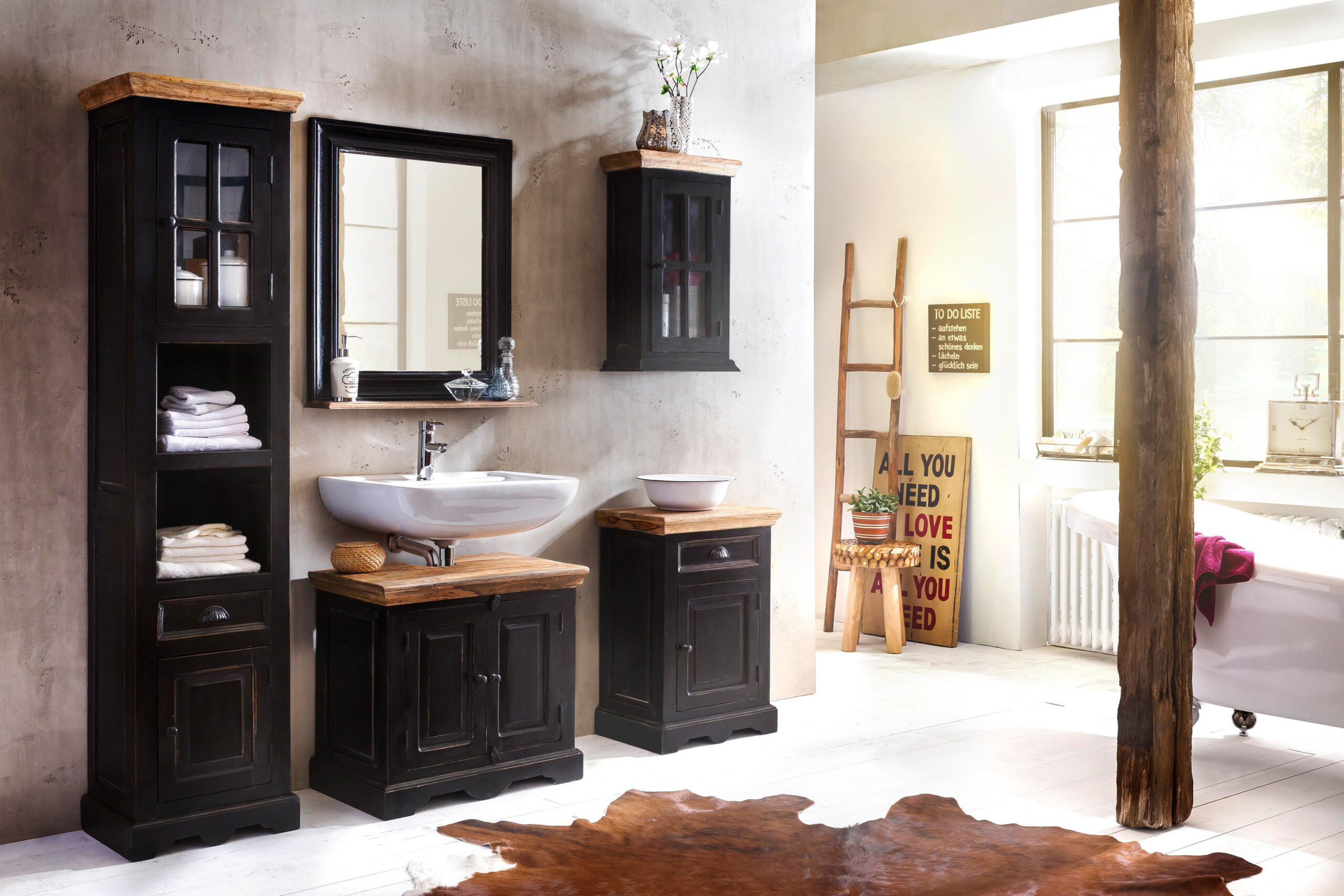 Corsica Von Sit Möbel - Badezimmer In Schwarz intended for Möbel Für Badezimmer