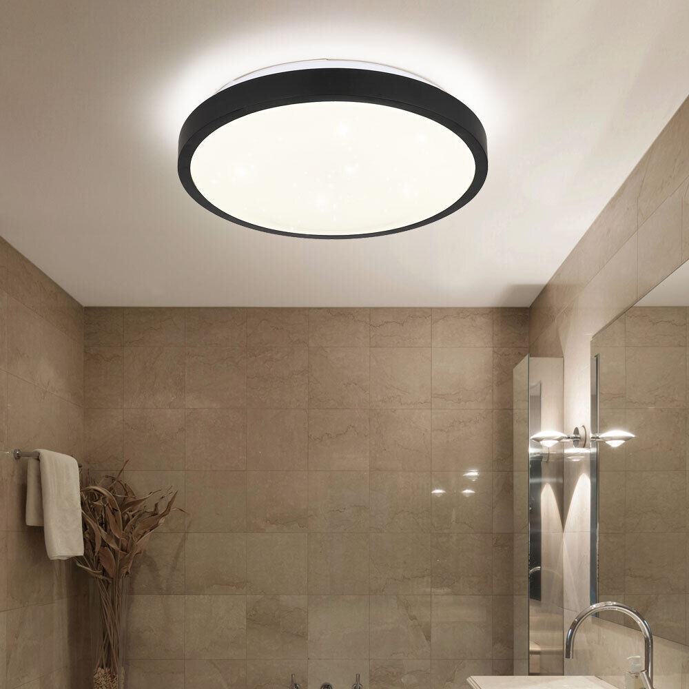 Deckenlampe Deckenleuchte Badezimmerlampe Led Sterneneffekt Bewegungsmelder intended for Badezimmer Lampe Decke