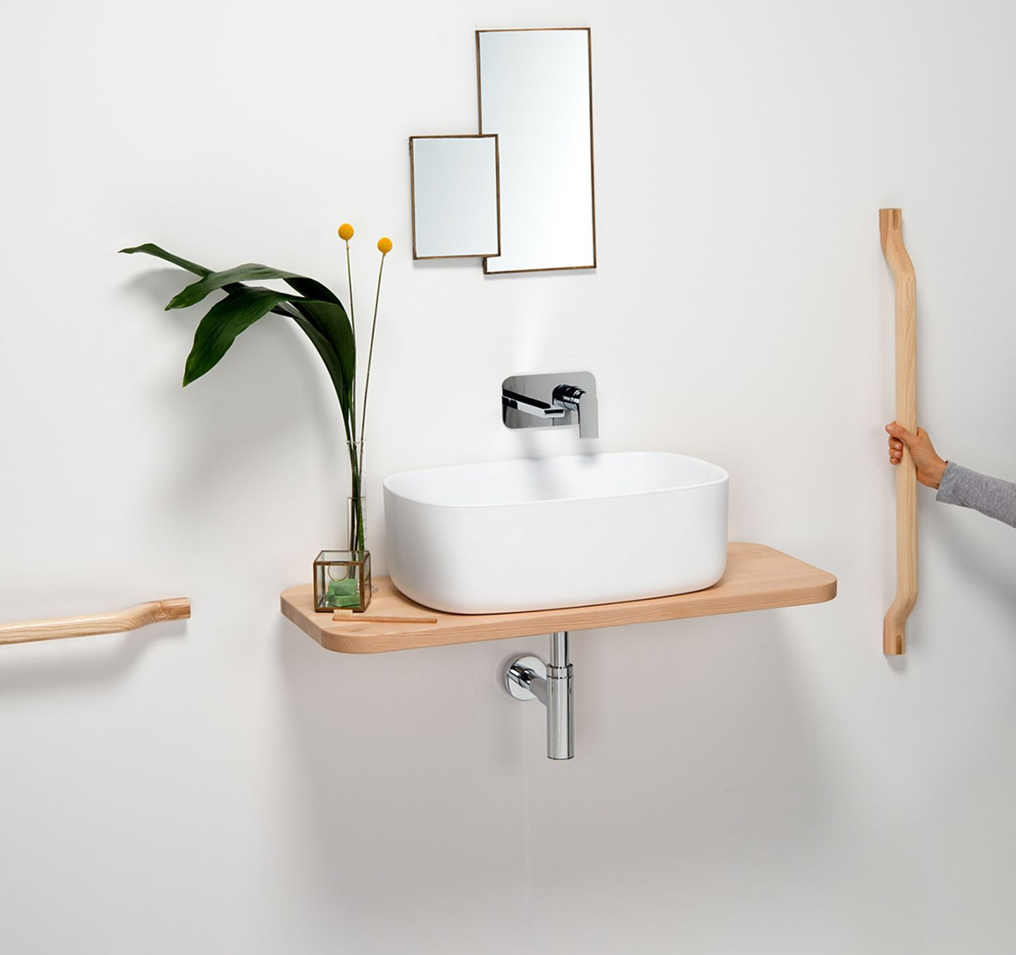 Der Trick Mit Holz: Badezimmer-Accessoires &quot;Feel&quot; Und &quot;Bounce within Accessoires Badezimmer