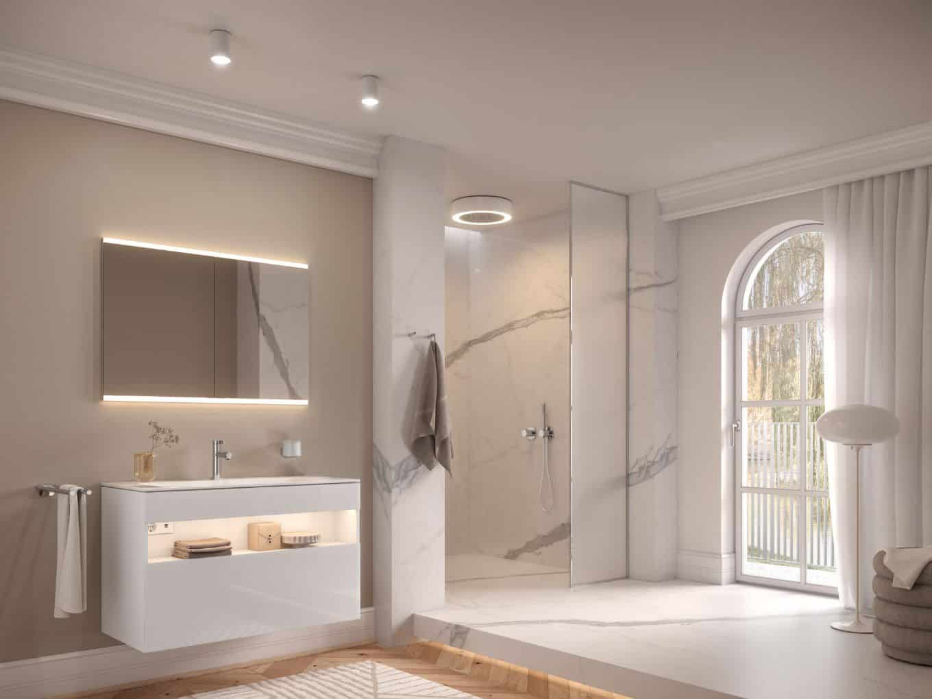 Die Perfekte Beleuchtung Im Badezimmer - Bathspiration intended for Beleuchtung Badezimmer