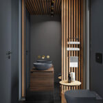 Dunkle Farben Und Holz – [Schöner Wohnen] Within Badezimmer Dunkel