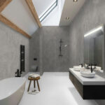 Falquon Vinylboden Wand Und Bodenverkleidung Klick Vinyl Vellutto P3002  Badezimmer Fliese The Wall Inside Badezimmer Vinyl