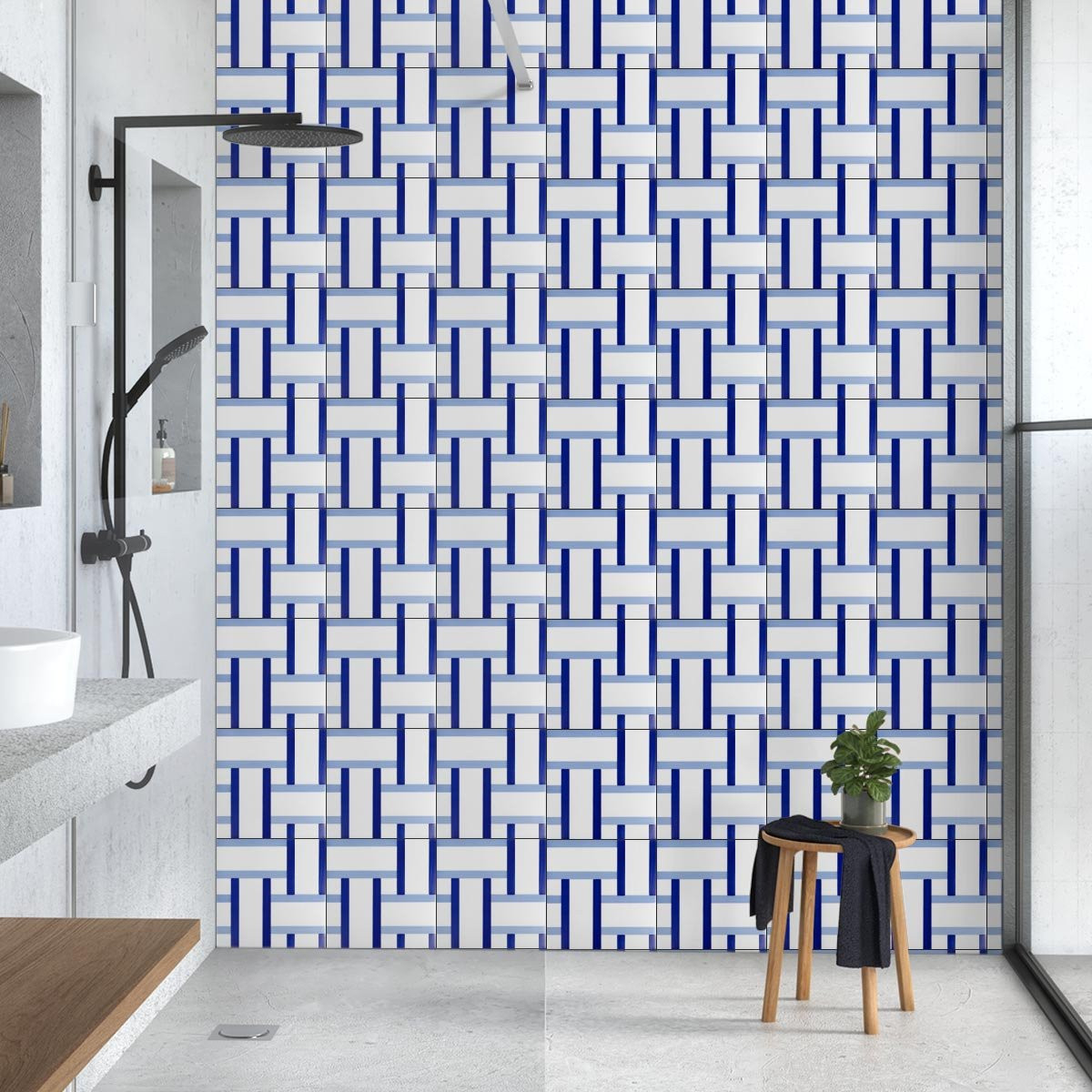 Fliese Bauhaus Blu Tipo 12 Mavi Ceramica - Etoffe inside Badezimmer Fliesen Bauhaus