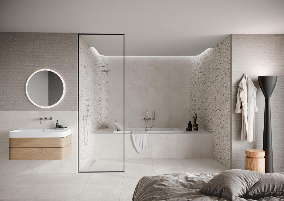 Fliesentrends 2023 – Lieblingslooks Badfliesen - Deutsche Fliese pertaining to Fliesen Trend Badezimmer
