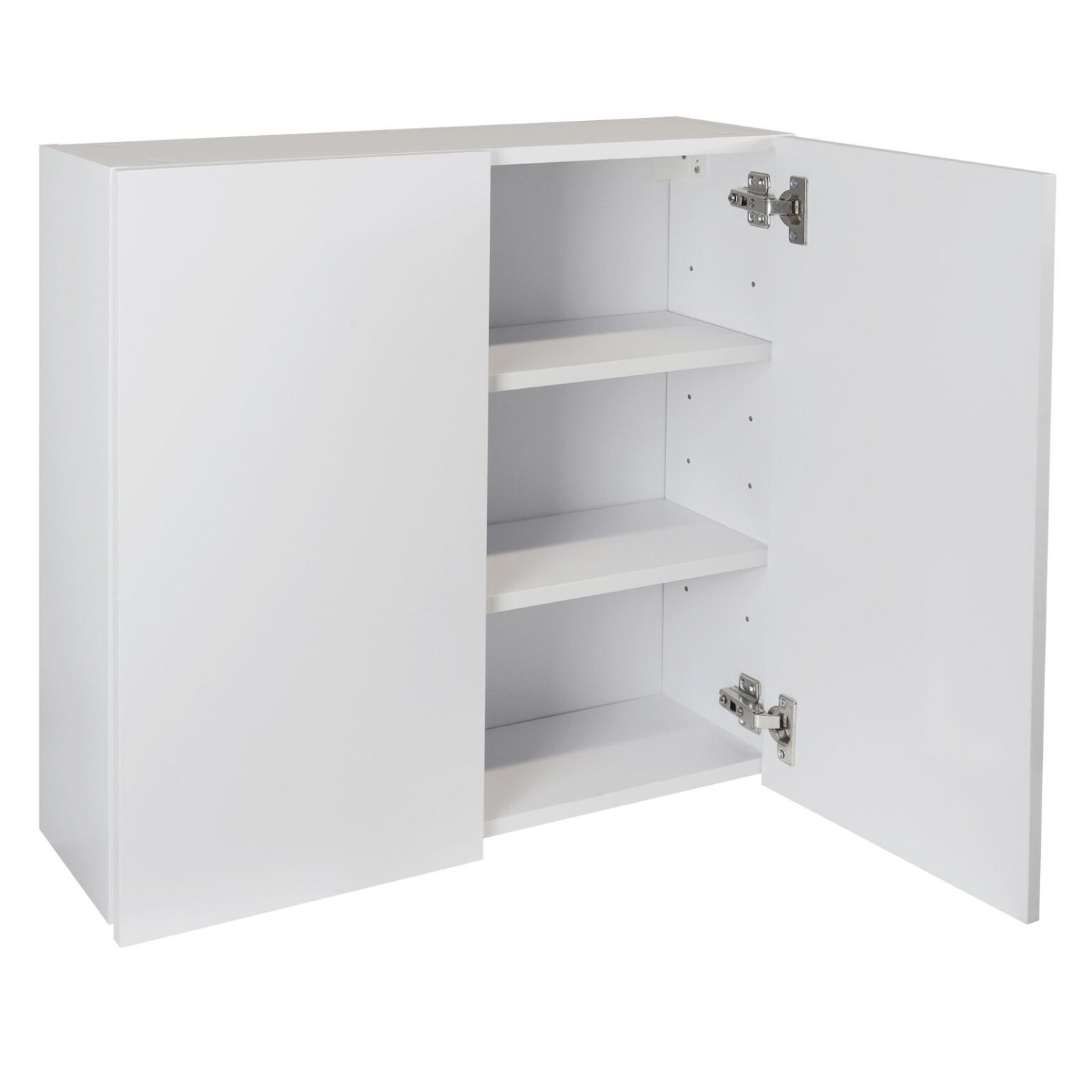 Hängeschrank &quot;Anna&quot; In Weiß Für Badezimmer 60X20X60Cm Flügeltüren within Badezimmer Hängeschrank Weiß