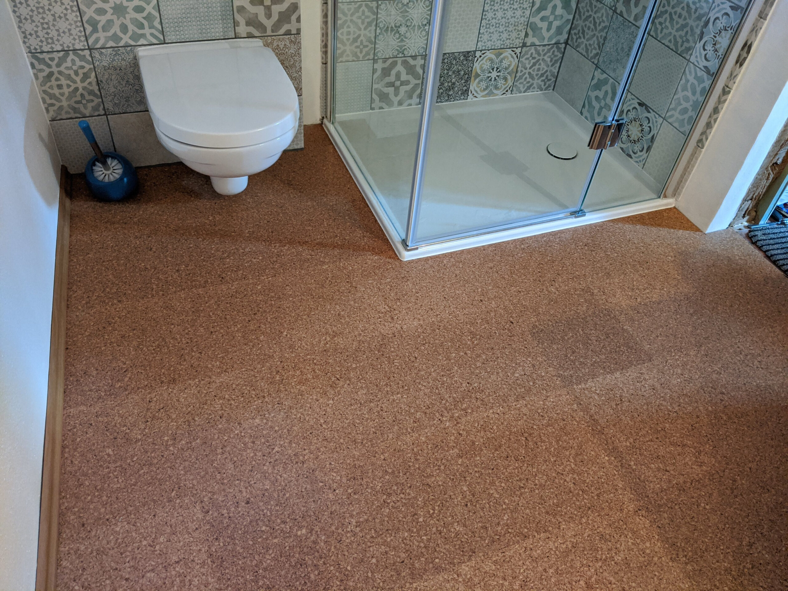 Korkboden Im Badezimmer | Hauseninhausen regarding Korkboden Badezimmer