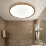 Led Deckenleuchte, Holzoptik, 3 Lichtstufen, D 42 Cm, | Etc Shop within Moderne Badezimmer Lampen