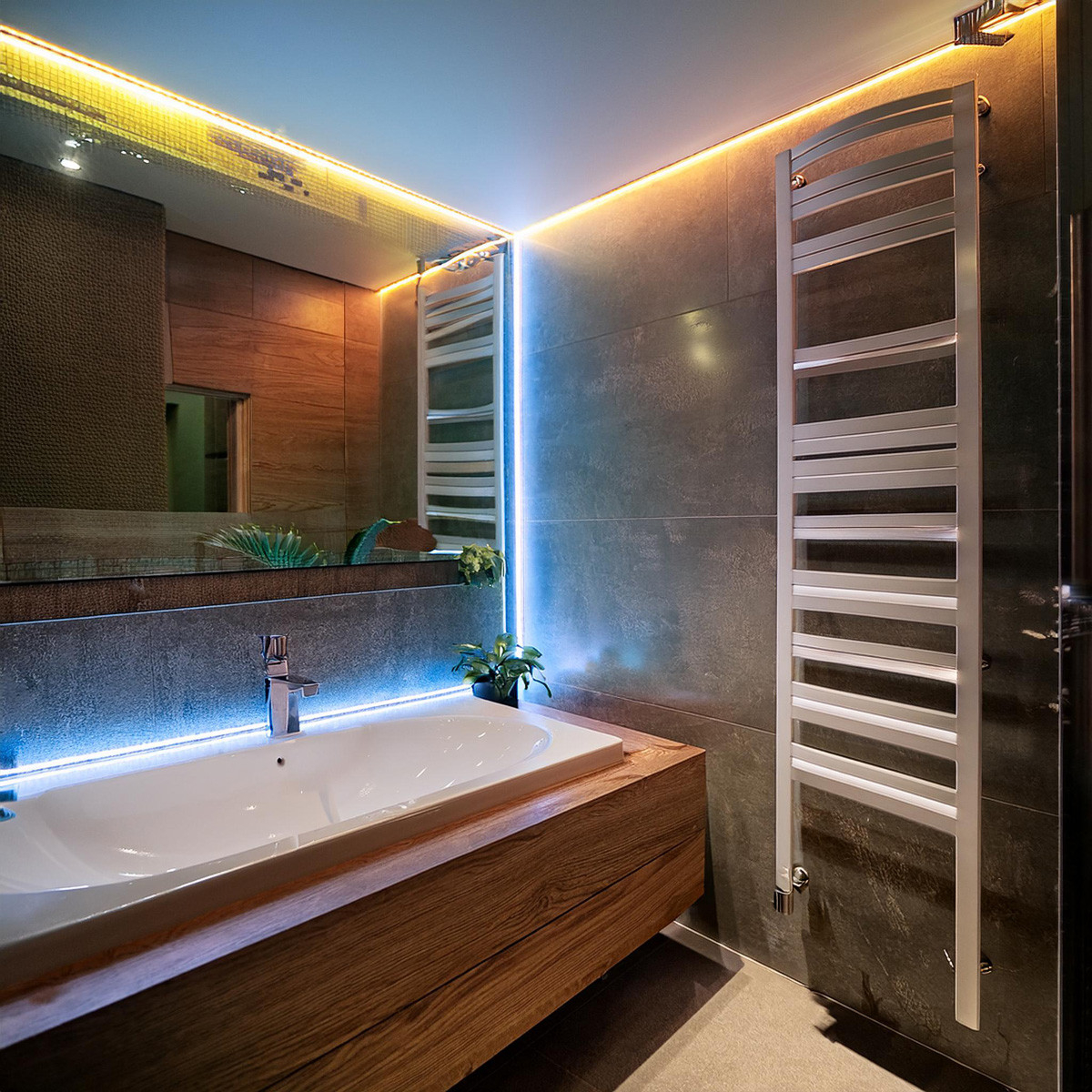 Led Eckleiste Ip65 Kaltweiß 24V throughout Badezimmer Led