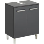 Pelipal 311 Mainz Unterschrank 50 Cm X 62 Cm Mainz Anthrazit Pertaining To Badezimmer Unterschrank 50 Cm Breit
