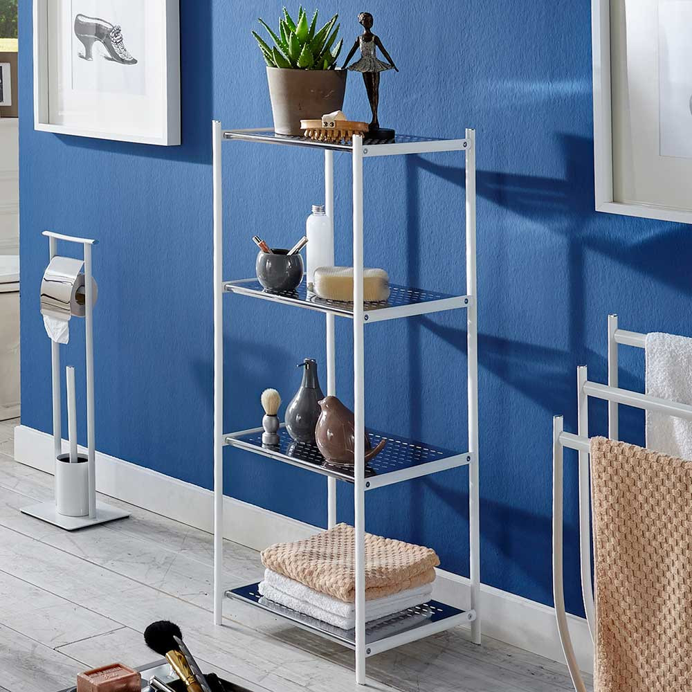 Regal In Weiß Hochglanz Günstig Kaufen | Wohnen.de throughout Badezimmer Regal Weiß Hochglanz