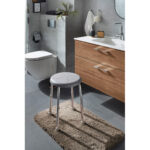 Ridder Bad Hocker Höhenverstellbar Go Grau Throughout Hocker Für Badezimmer