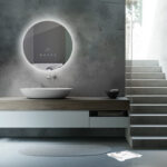 Runder Smart Mirror Mit Led Beleuchtung Within Spiegel Für Badezimmer