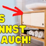 So Baust Du Dir Einen Waschtisch Aus Holz Für Dein Badezimmer! | Jonas  Winkler Regarding Badezimmer Unterschrank Selber Bauen