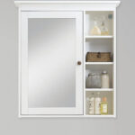 Spiegelschrank 80X75X18Cm Splash Kiefer Massiv Weiß Lasiert | Casa De Mobila within Badezimmer Spiegelschrank Weiß
