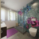 Tapete Im Badezimmer – Wandtapeten Als Kreative Alternative Zu With Regard To Glasfasertapete Badezimmer