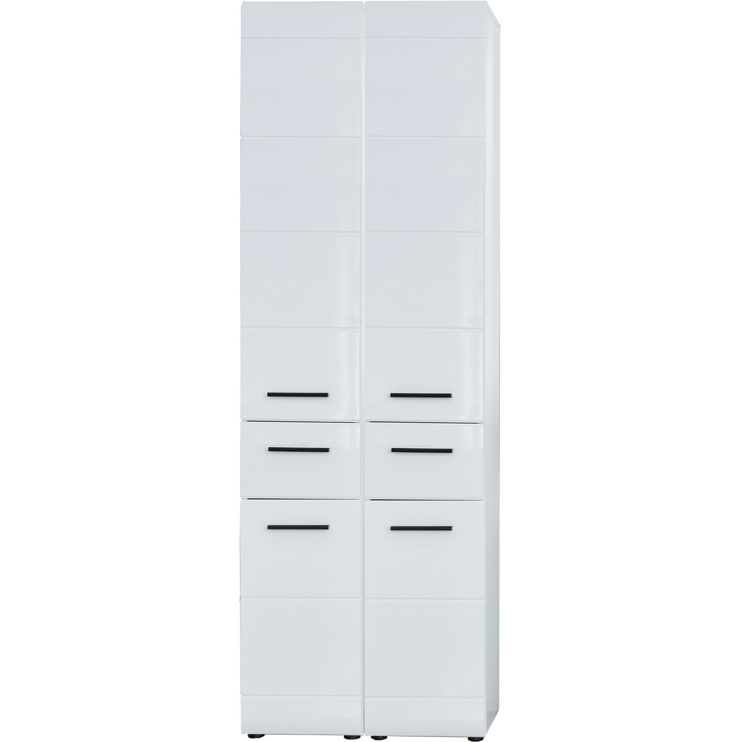 Trendteam Bad-Hochschrank Skin Bad Weiß 60 Cm Kaufen Bei Obi pertaining to Badezimmer Hochschrank Weiß