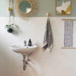 Unser Badezimmer Makeover Mit Kleinem Budget – Sarahplusdrei Throughout Diy Badezimmer