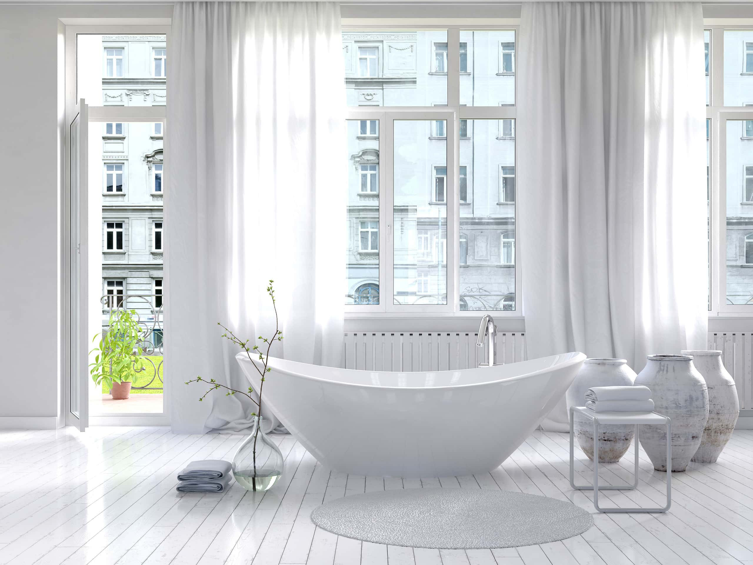 Vorhang Im Badezimmer: Stilvolle Dekoration Für Bad in Vorhang Badezimmer