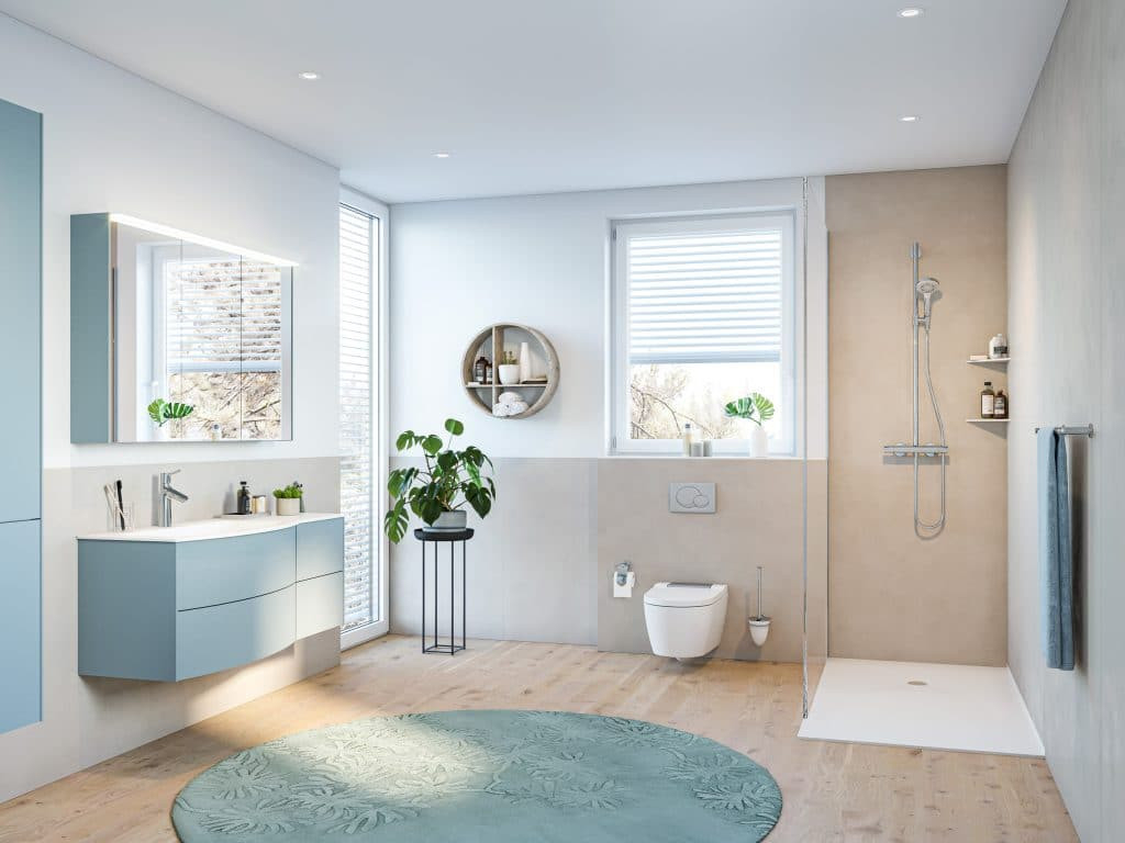 Wandfarben Fürs Badezimmer Und Ihre Wirkung - Gesund Wohnen throughout Warme Farben Im Badezimmer