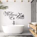 Wandtattoo Wellness Oase 1 Within Wandtattoo Badezimmer